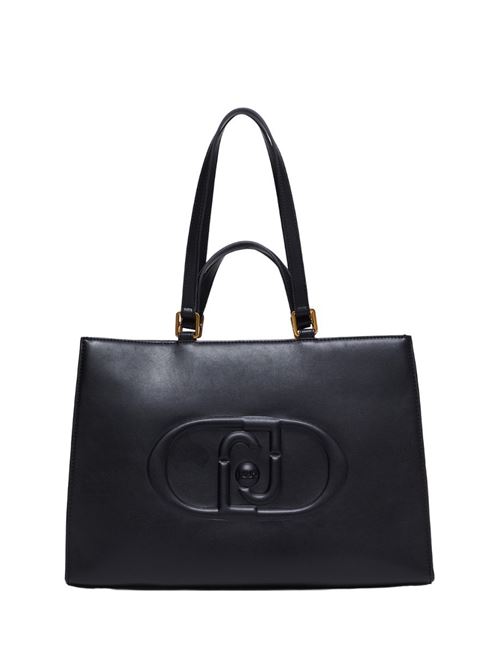 Shopping bag con logo monogram Liu Jo | AF4245E0332.22222